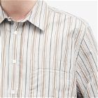 Wood Wood Men's Aster Fun Pinstripe Shirt in 90'S Stripe