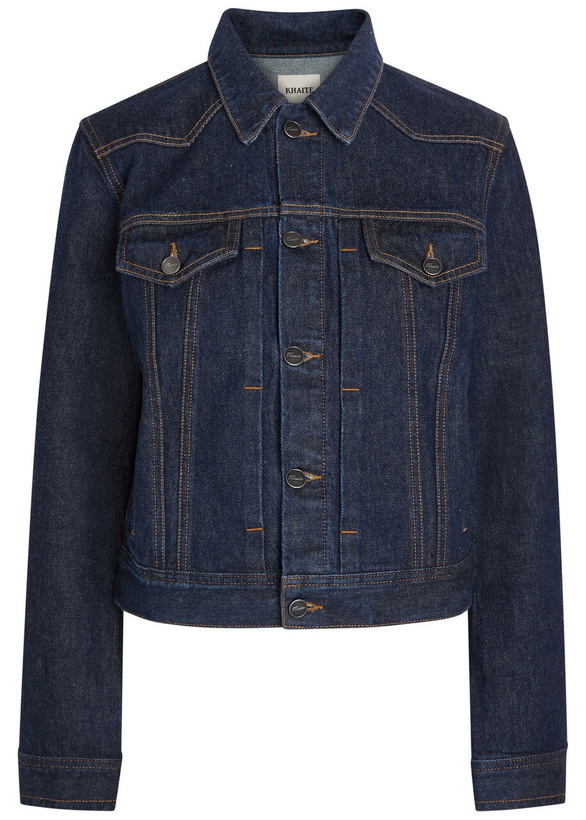 Photo: Khaite Augustine Denim Jacket Indigo