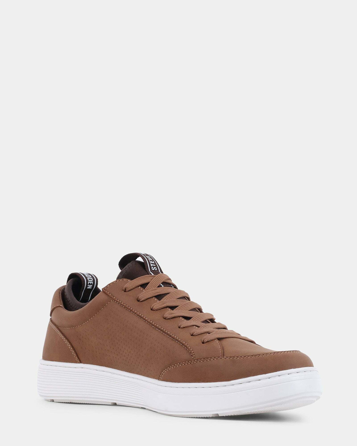 Steve Madden Lazlo Sneakers in Cognac Nubuck