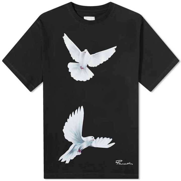 Photo: 3.Paradis Men's Freedom Doves T-Shirt in Black