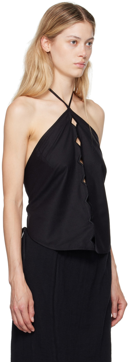 Baserange Black Cessa Ligo Tank Top Baserange