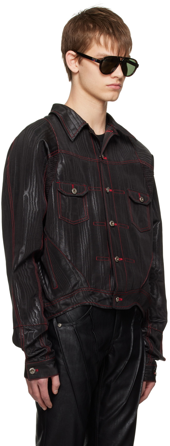 Juntae Kim Black Pourpoint Jacket