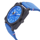 Bell and Ross Patrouille de France ''70th Anniversary'' Instruments Automatic Blue Dial Mens Watch BR0392-PAF7-CE/SCA