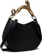 Lanvin Black Cat Leather Bag