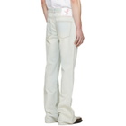 COÛT DE LA LIBERTÉ Blue Jimmy Crispy Rigid Denim Flare Jeans