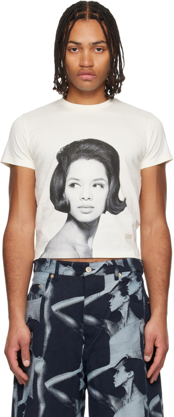 Photo: Wales Bonner Off-White Theaster Gates Edition Selah Cropped T-shirt