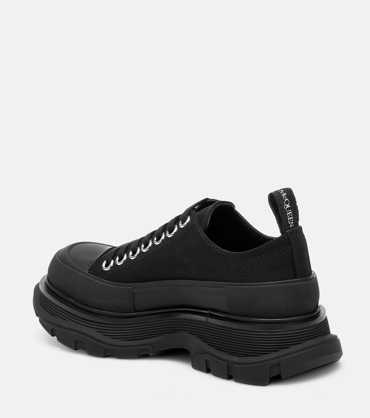 Alexander Mcqueen Women Chalk Canvas Tread Slick Sneakers main image 1
