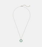 Mateo Donut 14kt gold necklace with jade