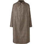 Stella McCartney - Oversized Checked Virgin Wool-Blend Coat - Brown