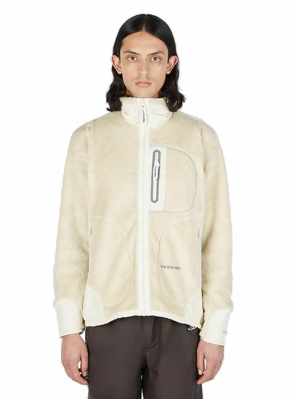 Photo: And Wander - High Loft Fleece Jacket in White