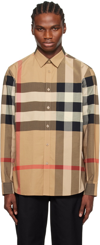 Photo: Burberry Beige Vintage Check Shirt