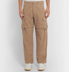 Jacquemus - Cotton-Canvas Zip-Off Cargo Trousers - Neutrals