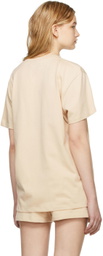 PANGAIA Beige Organic Cotton T-Shirt