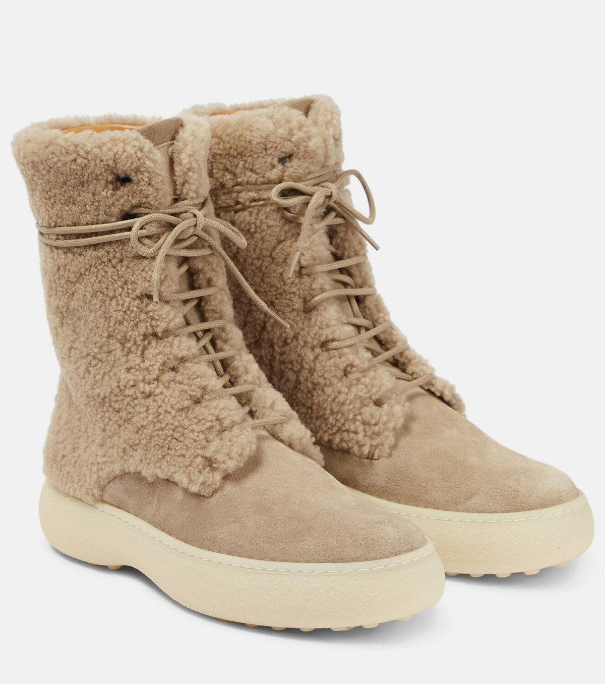 tod's shearling boots