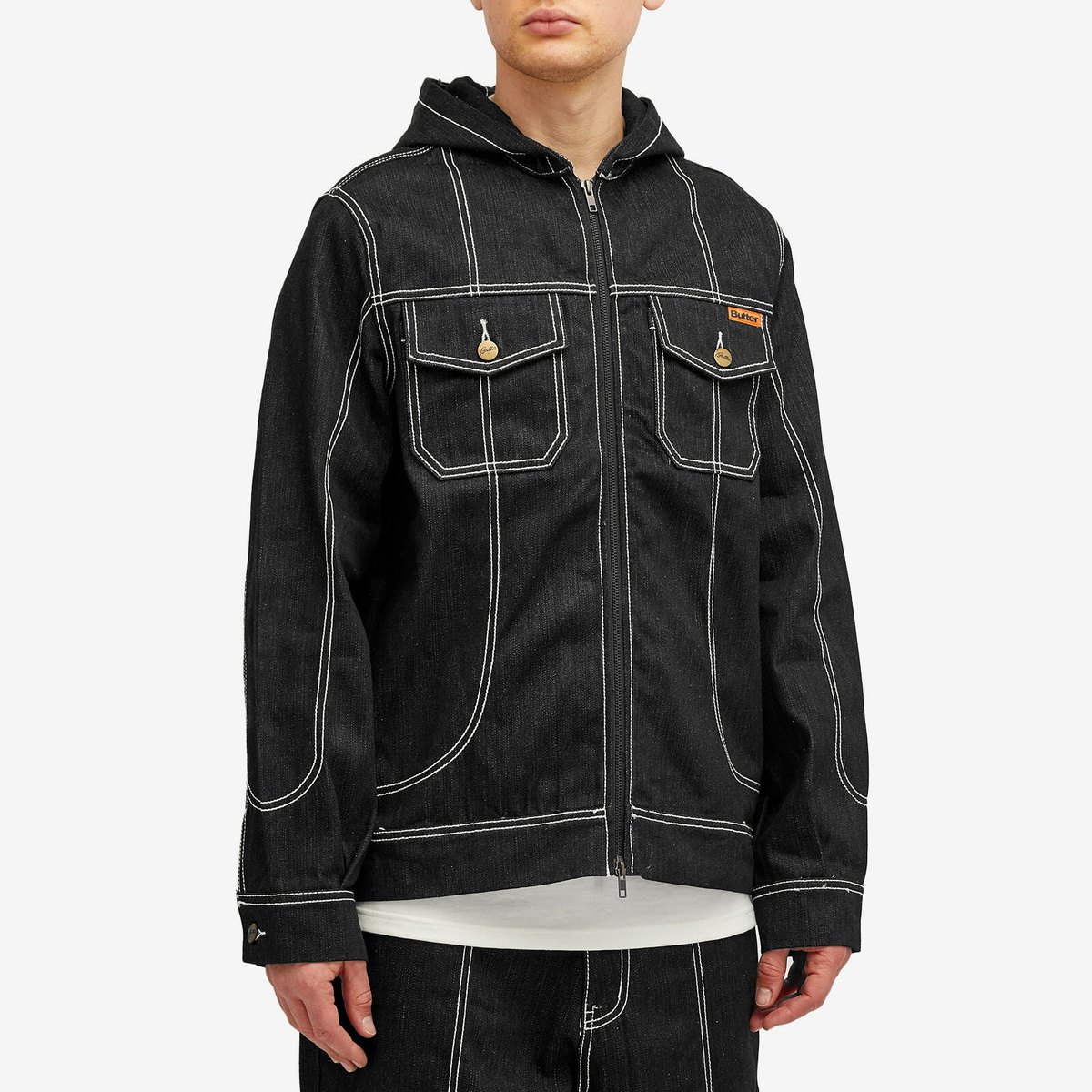 格安販売中 Butter Goods Goods Butter Black in Jacket Denim Adilson x Men's ジャケット・アウター