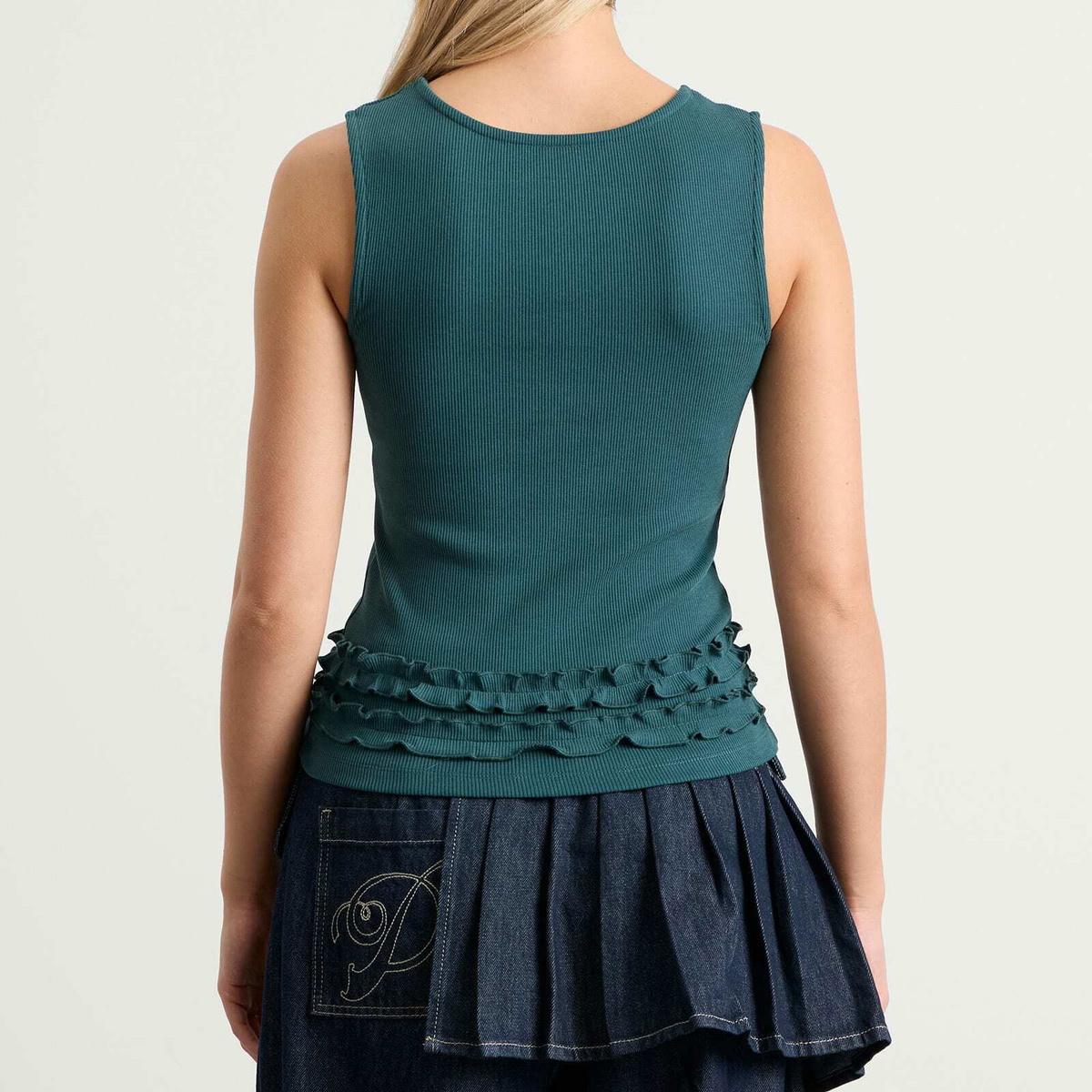 Damson Madder Women's Ember Tank Top in Green
