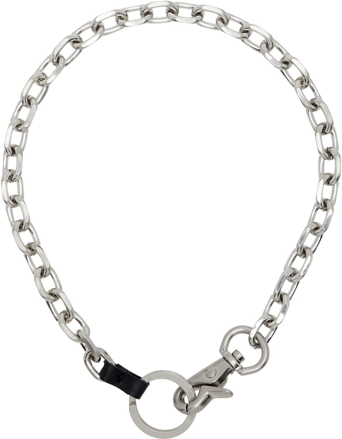 【OUR LEGACY】LADON NICKEL CHAIN NECKLACE Our Legacy - Ladon Matte Nickel