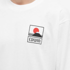 Edwin Men's Long Sleeve Sunset On Mt. Fuji T-Shirt in White