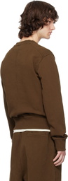 Entire Studios Brown Pod Crew Sweatshirt