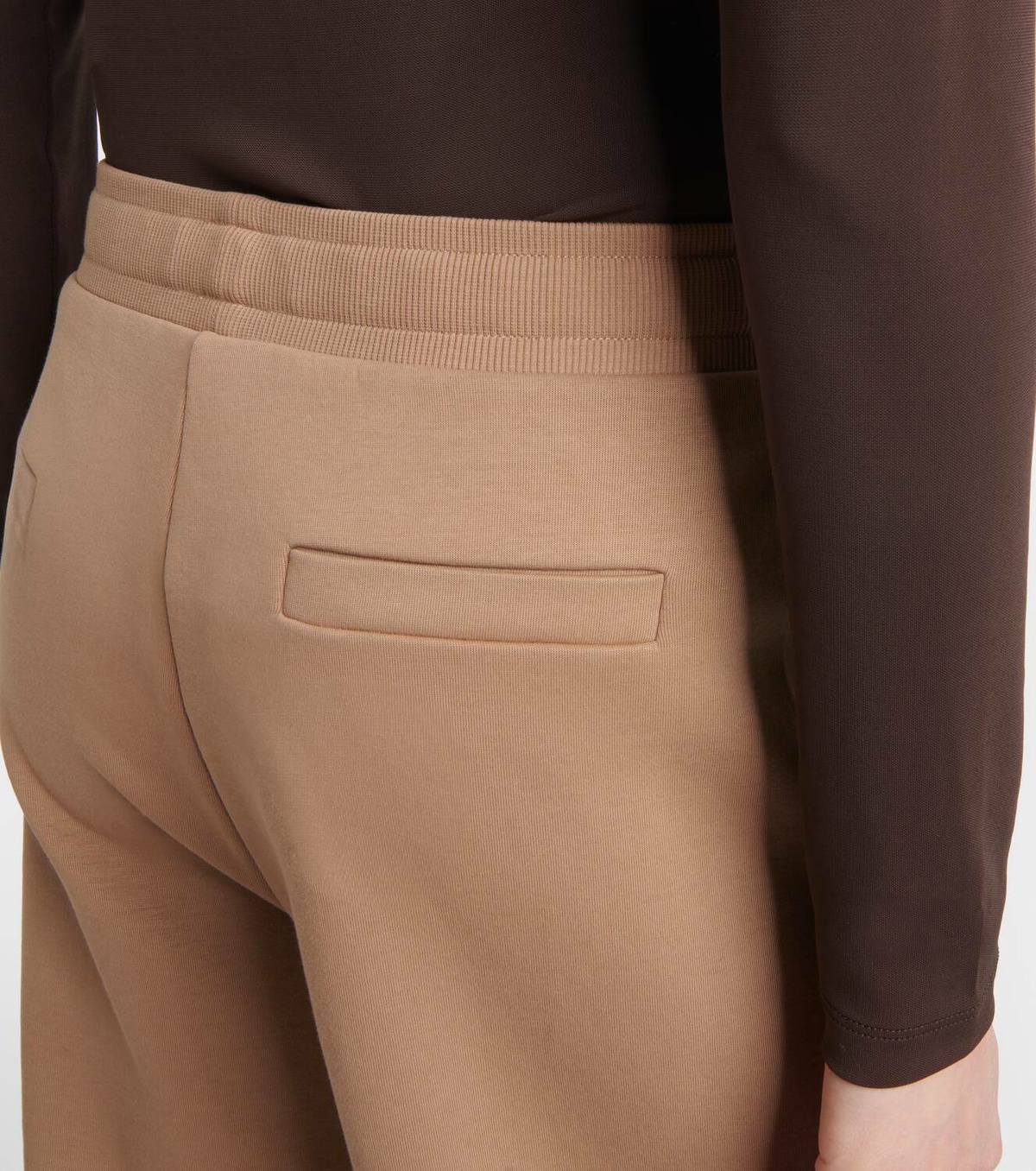 'S Max Mara Bali cotton-blend jersey wide-leg sweatpants
