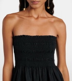 Heidi Klein La Bocana shirred linen midi dress