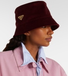 Prada Cotton corduroy bucket hat