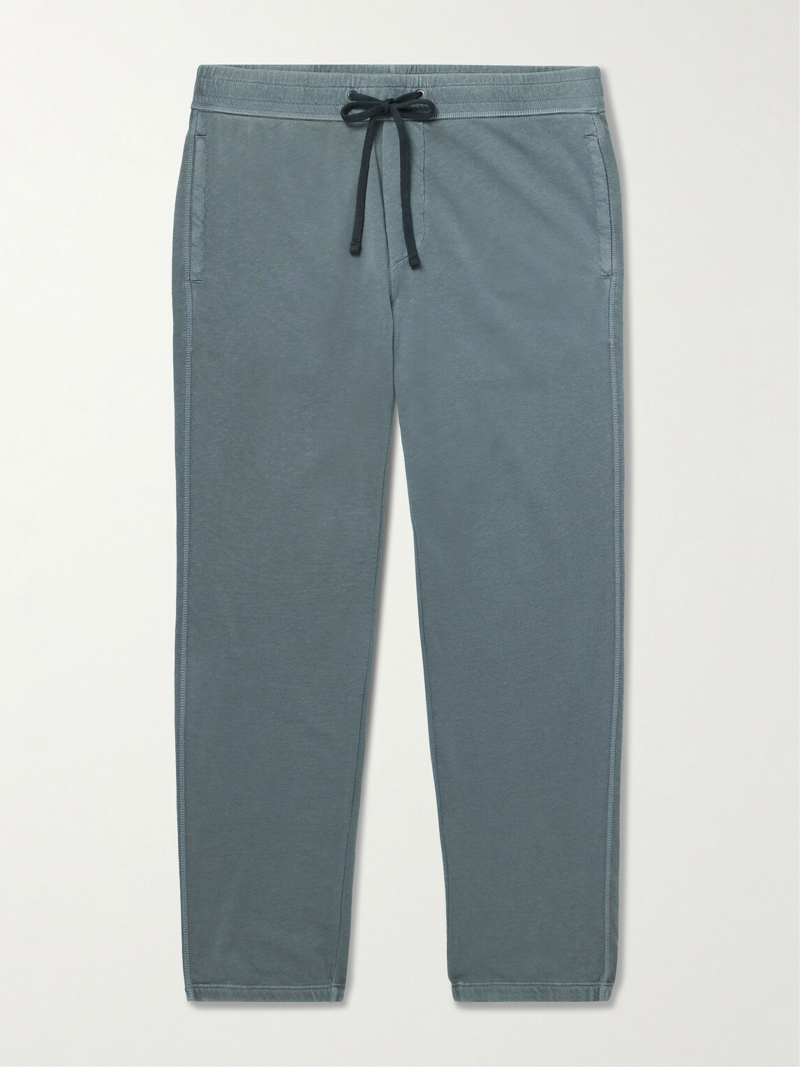 James Perse - Loopback Supima Cotton-Jersey Sweatpants - Blue