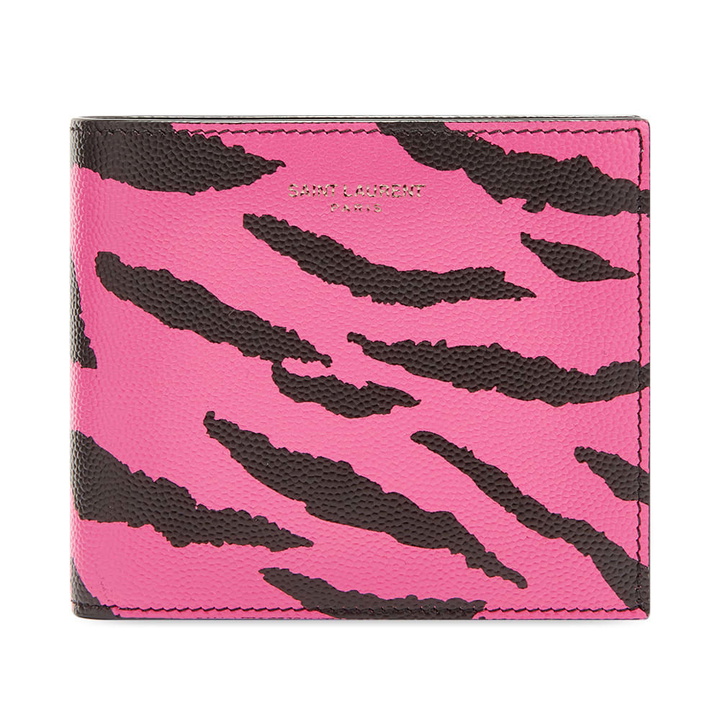 Photo: Saint Laurent Zebra East West Billfold Wallet