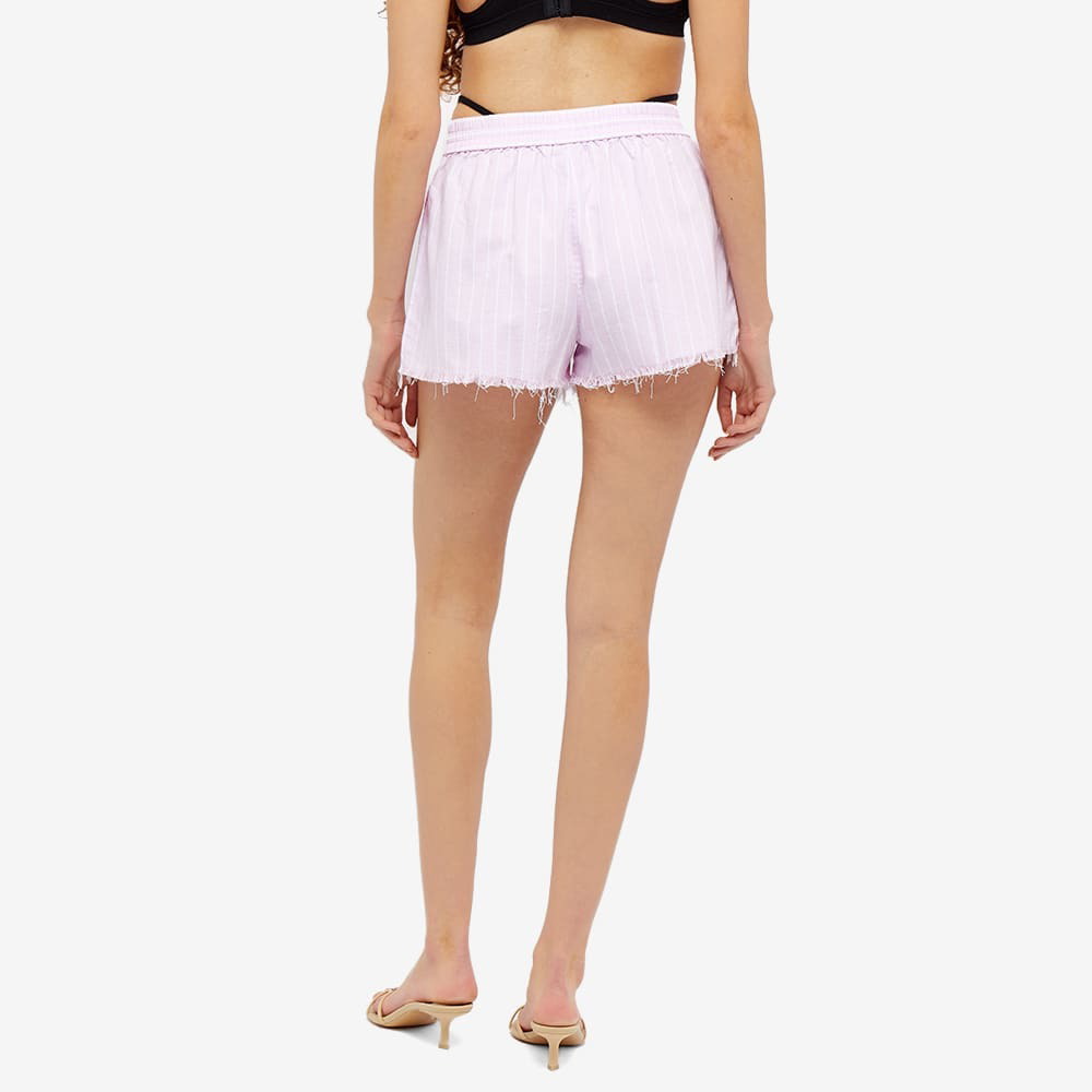 Alexander Wang Women's Frayed Crystal Boxer in Light Pink/White