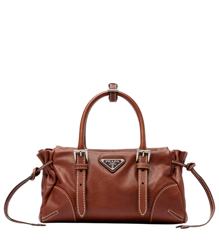Photo: Prada Prada Bonnie Small leather top-handle bag