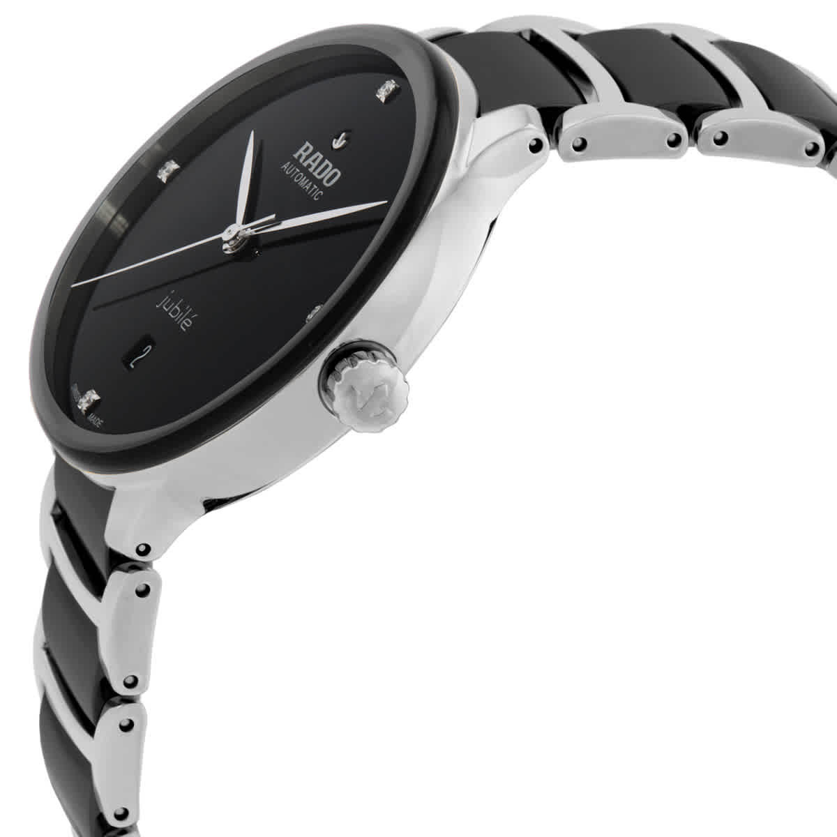Rado Centrix Automatic Diamond Black Dial Unisex Watch R30018712