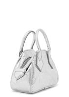 Vivienne Westwood Yasmine Mini Metallic Leather top Handle bag - Silver - One Size