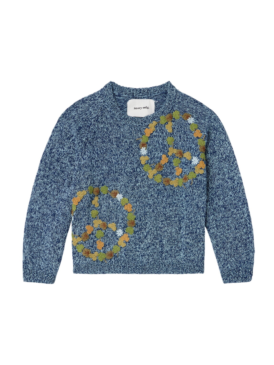 Story mfg. Men's Geo Quarter Zip Pullover Sweat in Oak Story Mfg.