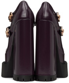 Versace Burgundy Medusa Aevitas Heels
