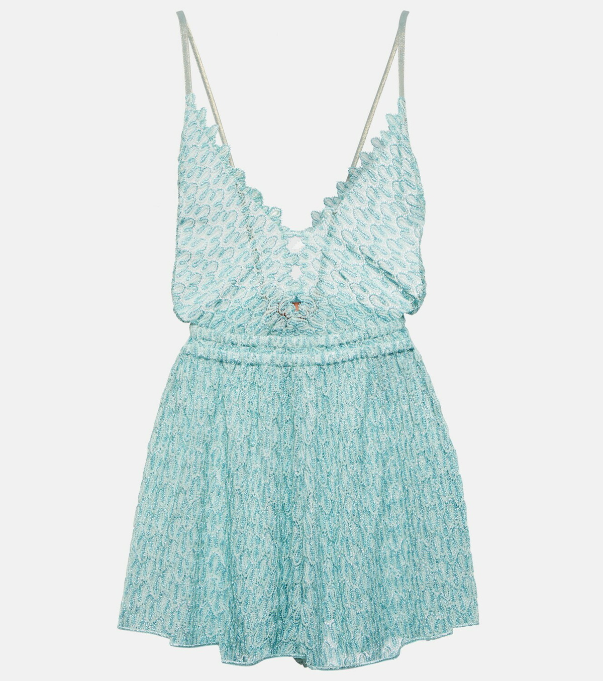 Missoni Mare Patterned knit playsuit