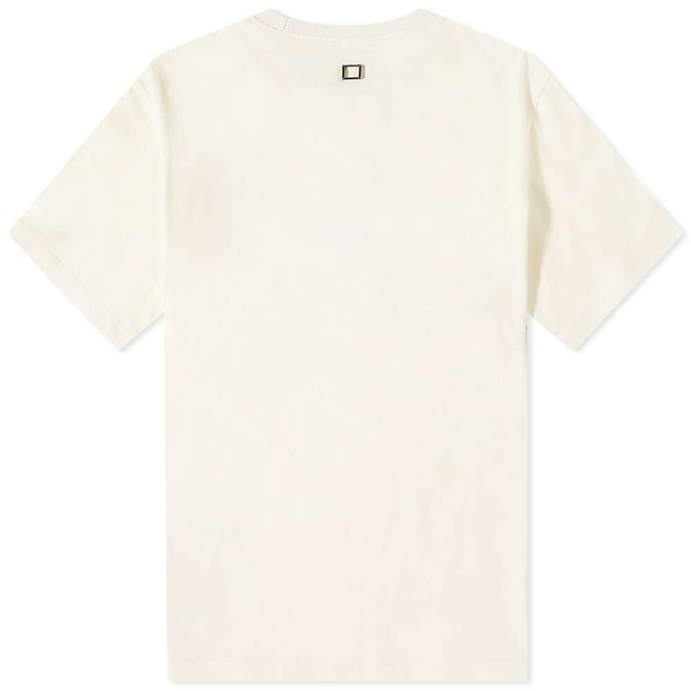 WOOYOUNGMI メンズ Luminous Fleece Back Logo ティーシャツ Wooyoungmi Glow Back Logo T-Shirt Black Men's - US