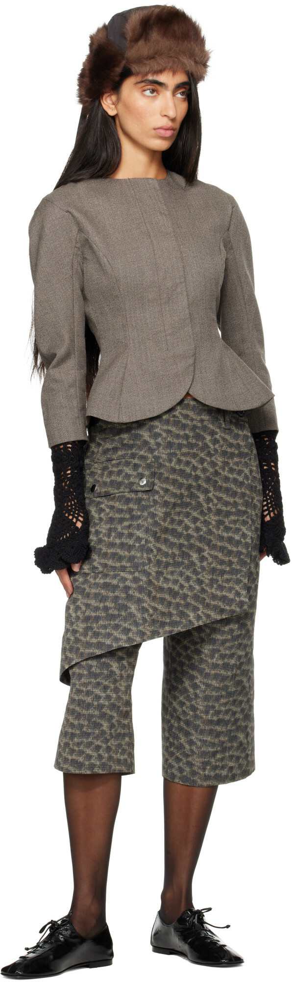 Toga Pulla Black Lace Arm Warmers