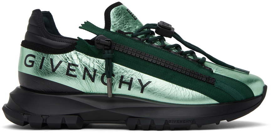 【関税込み】Givenchy ブラック&カーキ Spectre スニーカー Givenchy Black & Green Spectre Sneakers Givenchy