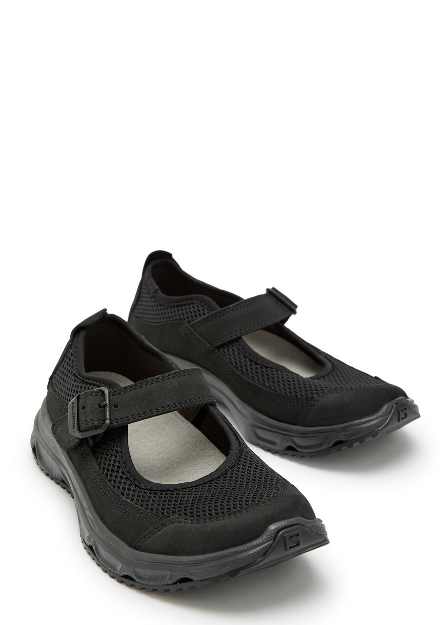 Salomon RX Marie-jeanne Mesh and Nubuck Sneakers Black