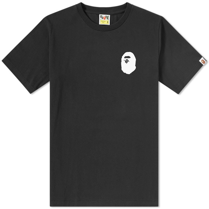 Photo: A Bathing Ape Bicolour Multi Logo Tee