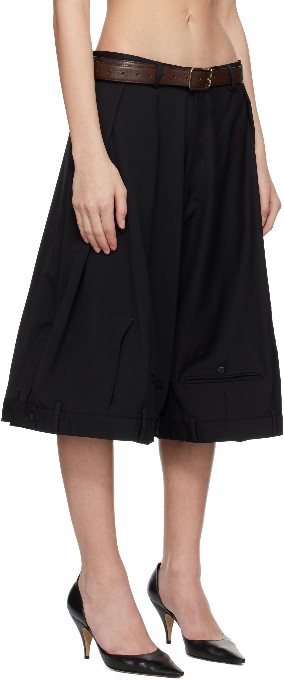 HODAKOVA Upside Down Wide Trouser Shorts