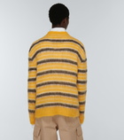 Marni - Striped mohair-blend sweater