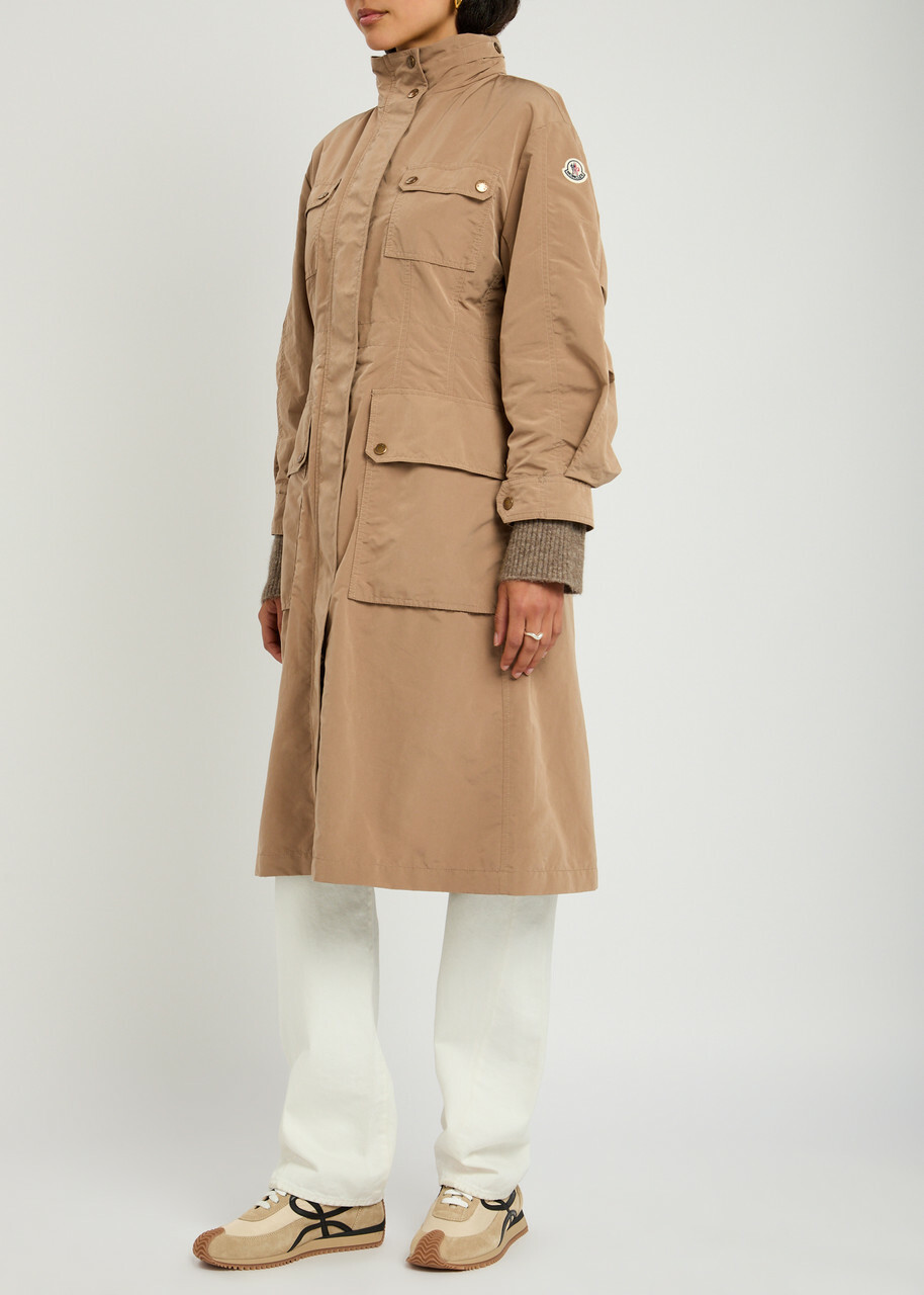 MONCLER ドルマンスリーブ マウンテンパーカー ベージュ 00 ポンチョ MONCLER モンクレール Mantella Cape ポンチョ ケープ フード ダウン