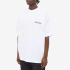 Cole Buxton Men's Classic Embroidery T-Shirt in White