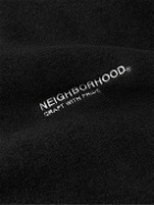 Neighborhood - Logo-Embroidered Fleece Sweatshirt - Black