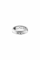 Diesel Stainless steel band ring - Rings - Unisex - Silver