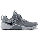 Nike Training - Metcon Free Mesh and Neoprene Sneakers - Gray