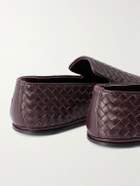 Bottega Veneta - Intrecciato Full-Grain Leather Slippers - Brown