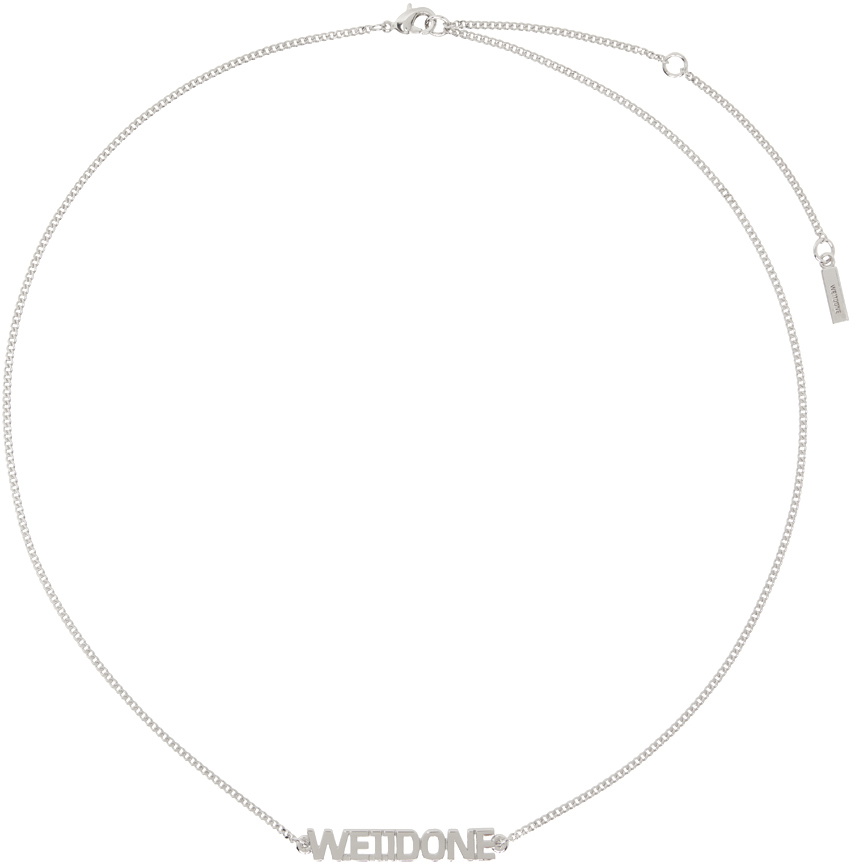 【WE11DONE】 Ball Chain Necklace Silver We11done Silver Ball Necklace We11done