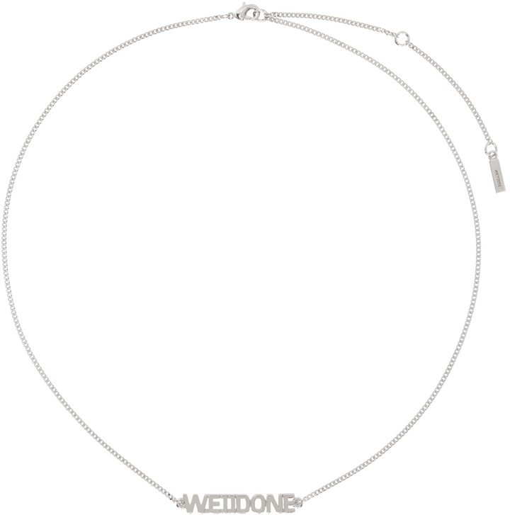 Photo: We11done Silver Lettering Necklace